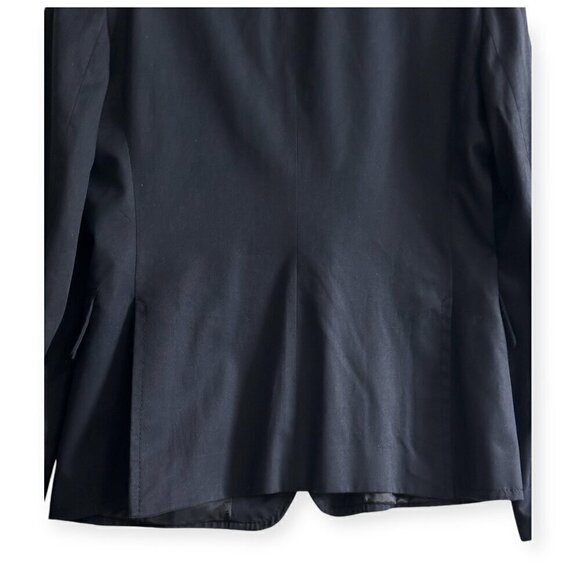 Miu Miu Navy Blue Cotton Blazer Jacket,‎ Size 46 Italy/US 10/M - Picture 7 of 16